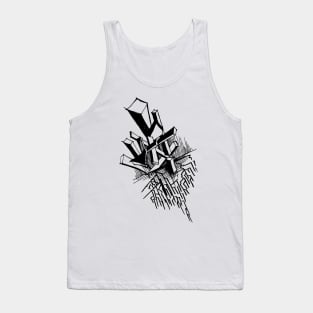 Abstract doodle line Tank Top